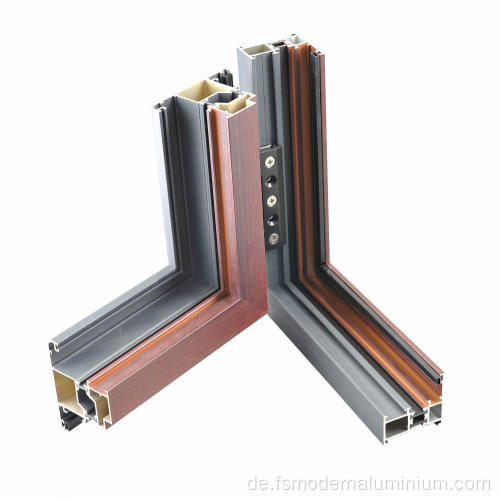 Moderne Aluminium -Extrusion 6063 Aluminiumtüren und Fenster